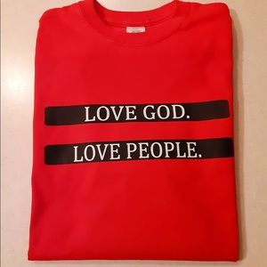 “LOVE GOD. LOVE PEOPLE “ BRAND NEW TEE